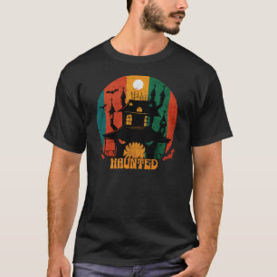 Grunge Haunted House Halloween T-Shirt
