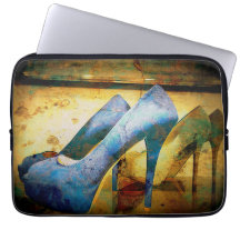 Grunge Heels Neoprene Laptop Sleeve 13 inch