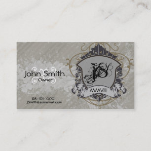 Grunge Heraldry Business Card