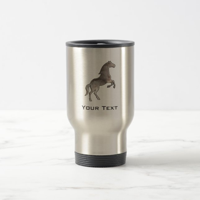 Grunge Horse Travel Mug (Center)