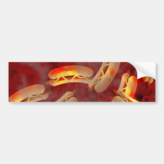 Grunge Hotdogs Bumper Sticker