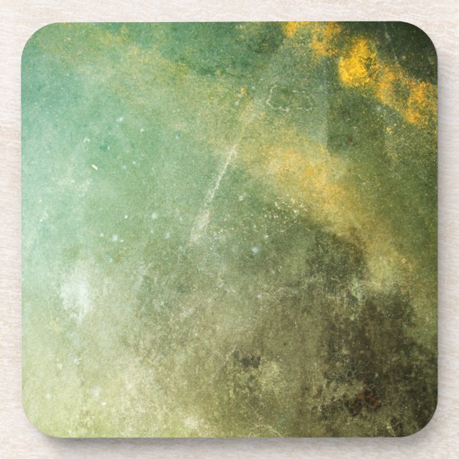 Grunge in Green Coaster (Front)