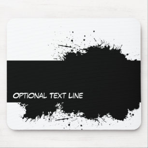Grunge Ink Stain Template Mousepad