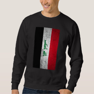 Grunge Iraq Flag Retro Middle East Arabic Kurdish Sweatshirt