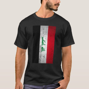 Grunge Iraq Flag Retro Middle East Arabic Kurdish T-Shirt