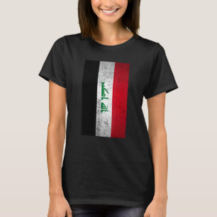 Grunge Iraq Flag Retro Middle East Arabic Kurdish T-Shirt