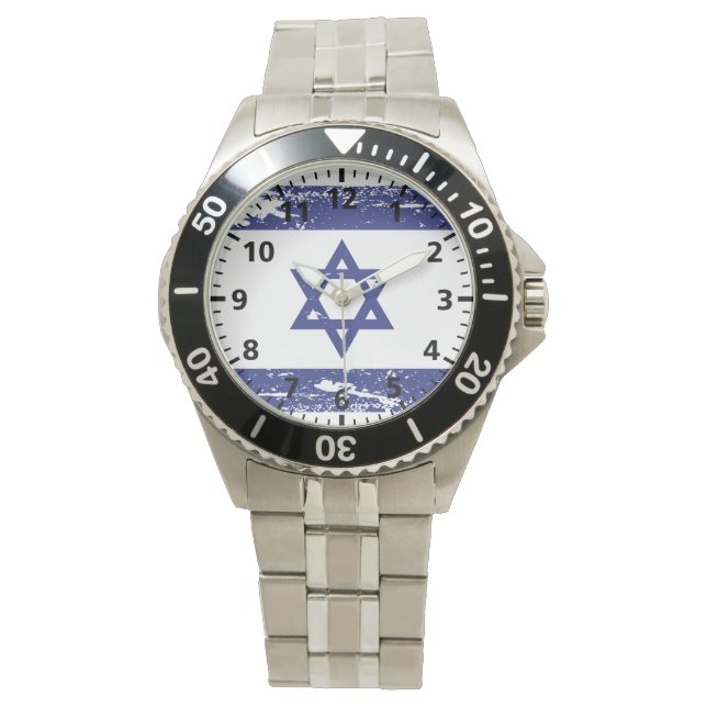 Grunge Israel Flag Watch (Front)