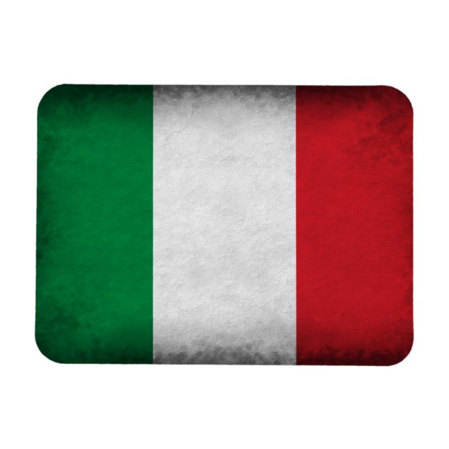 Grunge Italian Flag Magnet (Horizontal)