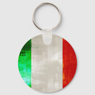 Grunge Italy flag for Italians of Italia - forza Key Ring