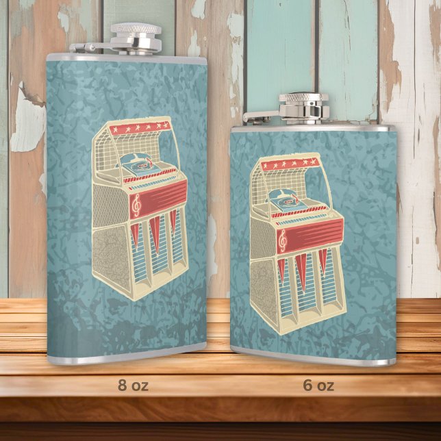 Grunge Jukebox Hip Flask (Creator Uploaded)