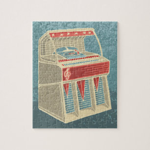 Grunge Jukebox Jigsaw Puzzle