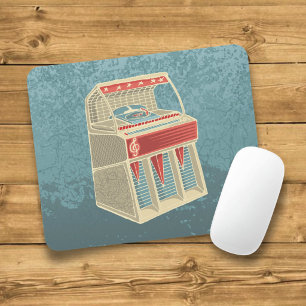 Grunge Jukebox Mouse Mat