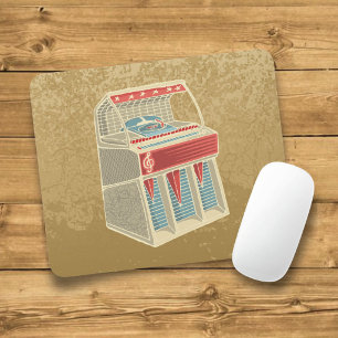 Grunge Jukebox Mouse Mat