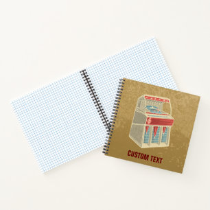 Grunge Jukebox Notebook