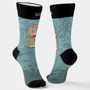 Grunge Jukebox Socks