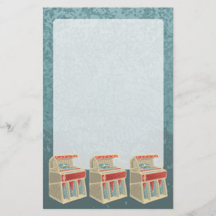 Grunge Jukebox Stationery