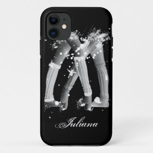 Grunge Leg Warmers on Black iPhone 5 Case