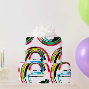 Grunge Letter E Wrapping Paper