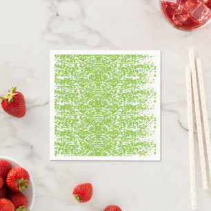 Grunge Lime Green Pattern - Summer Abstract Decor Napkin