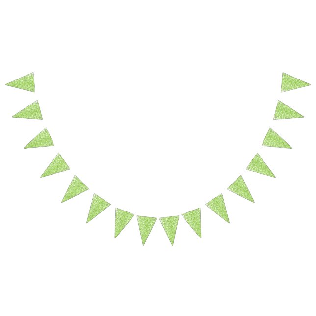 Grunge Lime Green Texture Bunting (All)