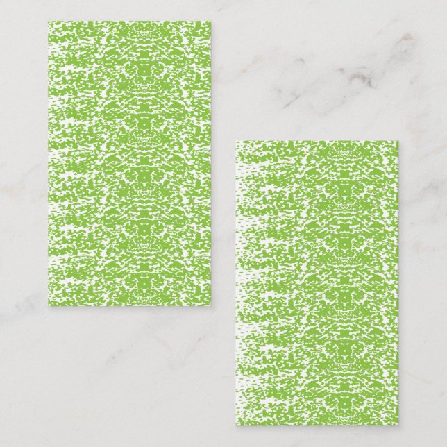 Grunge Lime Green Texture Enclosure Card (Front/Back)