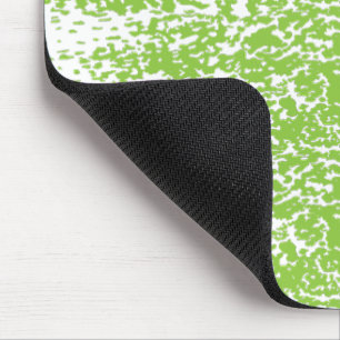 Grunge Lime Green Texture Mouse Mat