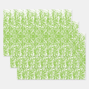 Grunge Lime Green Texture Wrapping Paper Sheet