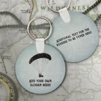 Grunge Look Paraglider, own text front and back