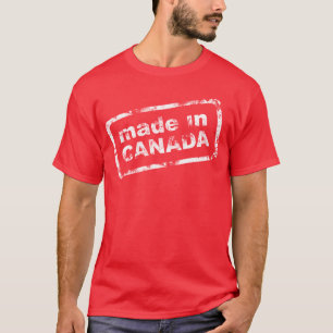 Grunge Made In Canada - Red Mens Shirt