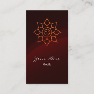 Grunge Mandala Business Card