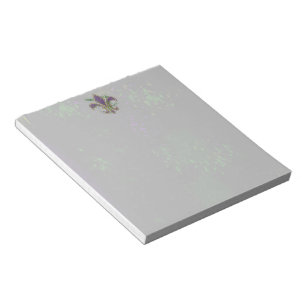 Grunge Mardi Gras Notepad