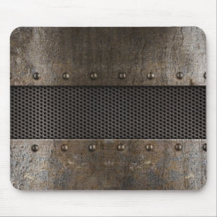 Grunge metal background mouse mat