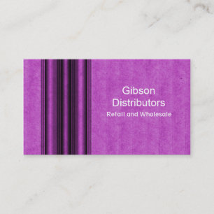 Grunge Metal Business Card, Purple Card