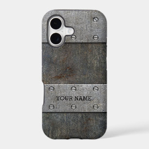 Grunge Metal Look Tough iPhone 7 Plus Case