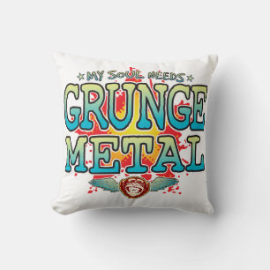 Grunge Metal Soul Cushion