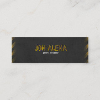 Grunge Mini Business Card