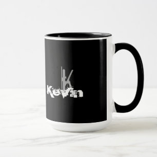 Grunge Monogrammed Mug