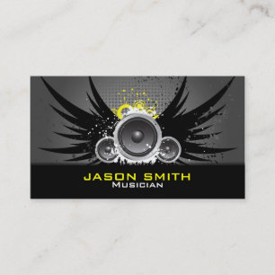 Grunge Music Business Card