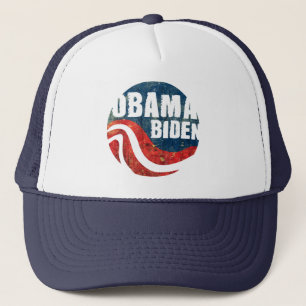 Grunge Obama Biden Trucker Hat