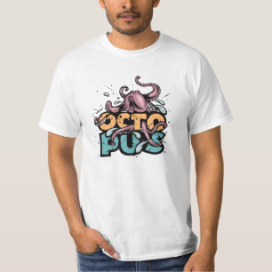 Grunge Octopus T-Shirt