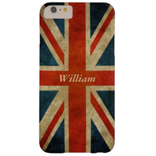 Grunge Old UK Flag - Great Britain Union Jack Barely There iPhone 6 Plus Case