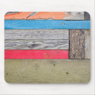 Grunge Paint on Wood Mouse Mat