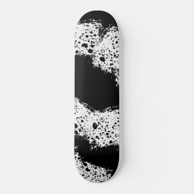 Grunge Paint Splatter Skateboard (Front)