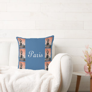 Grunge Parisan Bridge Cushion