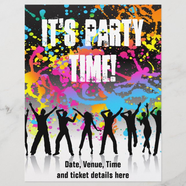 Grunge party flyer (Front)