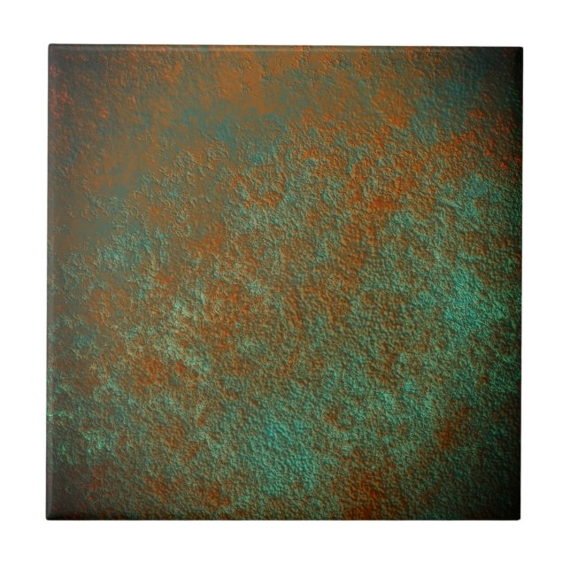 Grunge Patina vintage background Tile (Front)