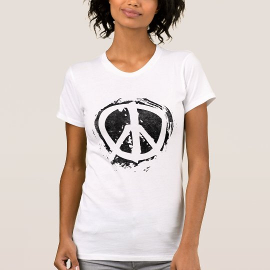 Grunge Peace Symbol T-Shirt