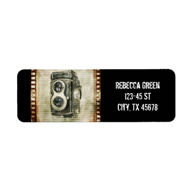 Grunge photographer photography Vintage Camera (Front)