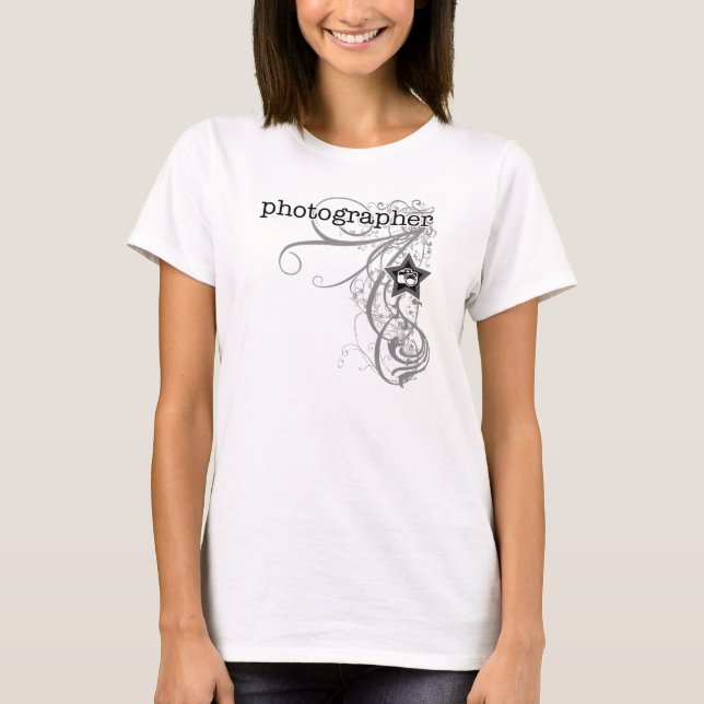 Grunge Photographer T-Shirt (Front)