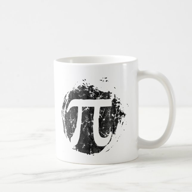 Grunge PI Coffee Mug (Right)